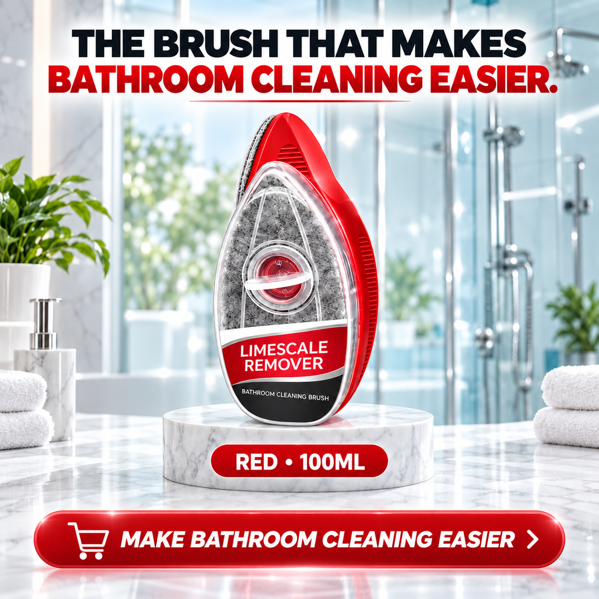 🔥Buy 1 Get 1 Free🔥Limescale Remover Bathroom Cleaning Brush