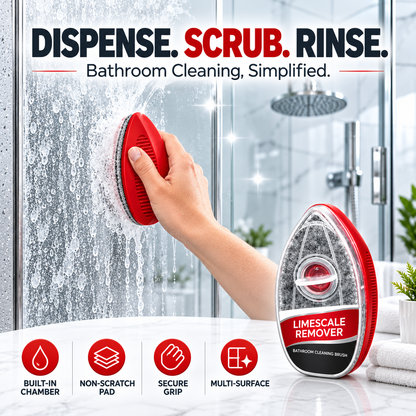 🔥Buy 1 Get 1 Free🔥Limescale Remover Bathroom Cleaning Brush