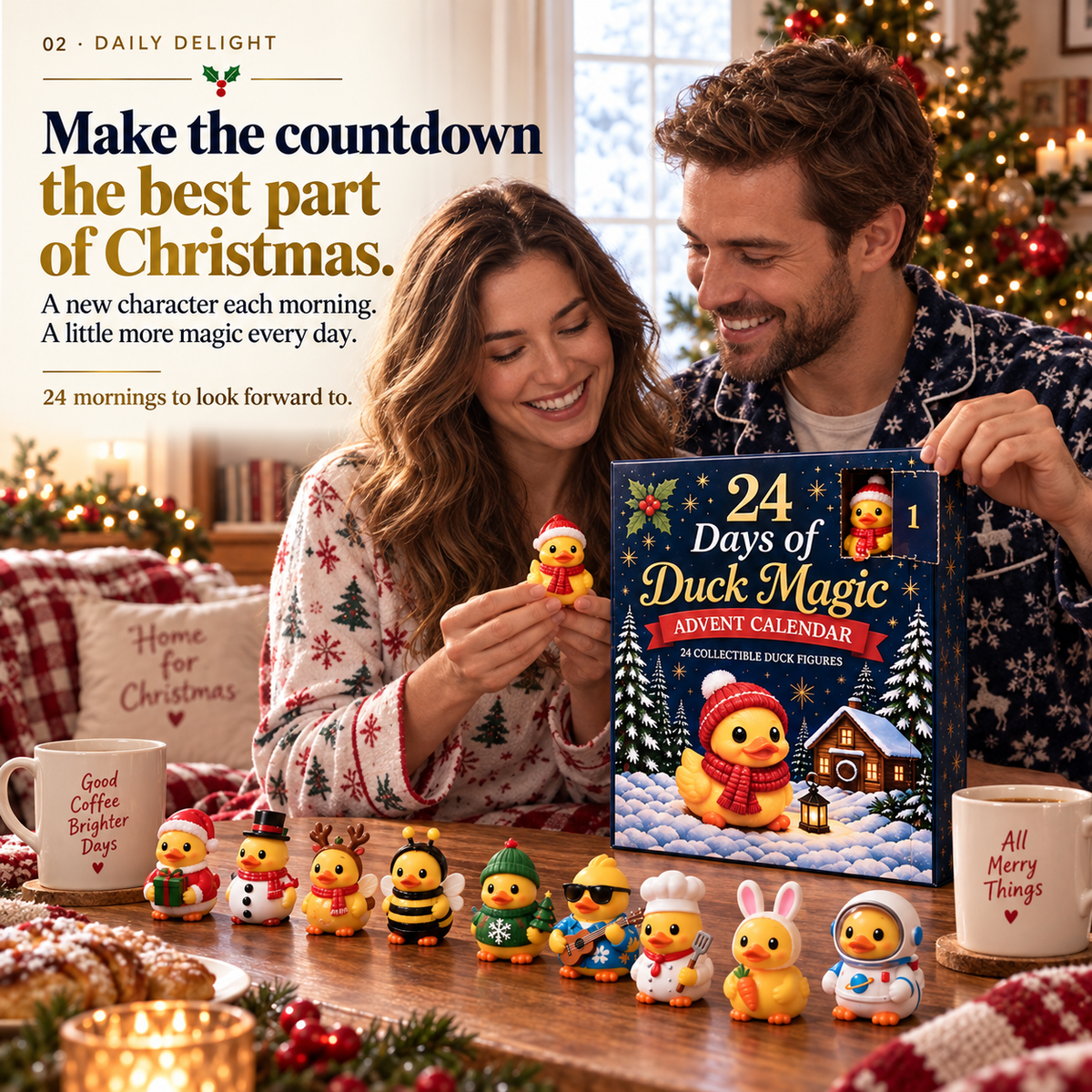 Christmas 24 Days of Duck Magic Collectible Figures - Duck Magic Advent Calendar