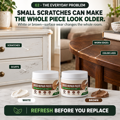 Wood Repair Paste for Furniture and Floor