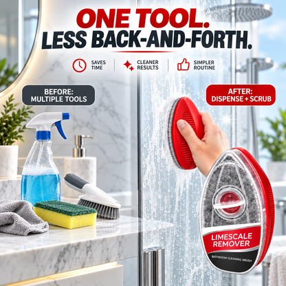 🔥Buy 1 Get 1 Free🔥Limescale Remover Bathroom Cleaning Brush