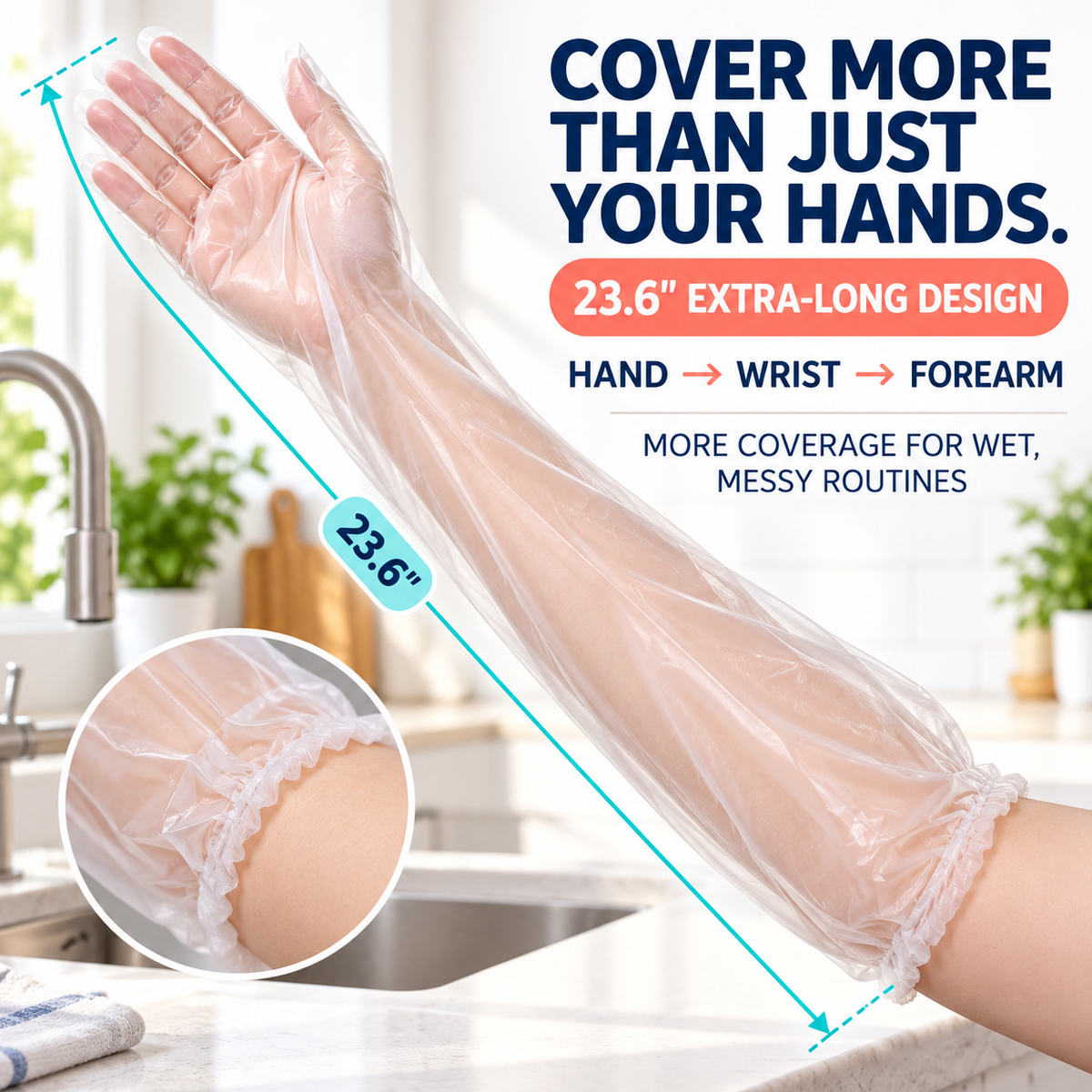 Disposable Long Arm Gloves