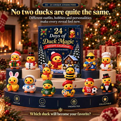 Christmas 24 Days of Duck Magic Collectible Figures - Duck Magic Advent Calendar