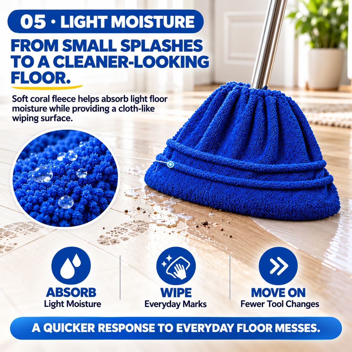 Household multi-functional lazy-person vacuuming broom