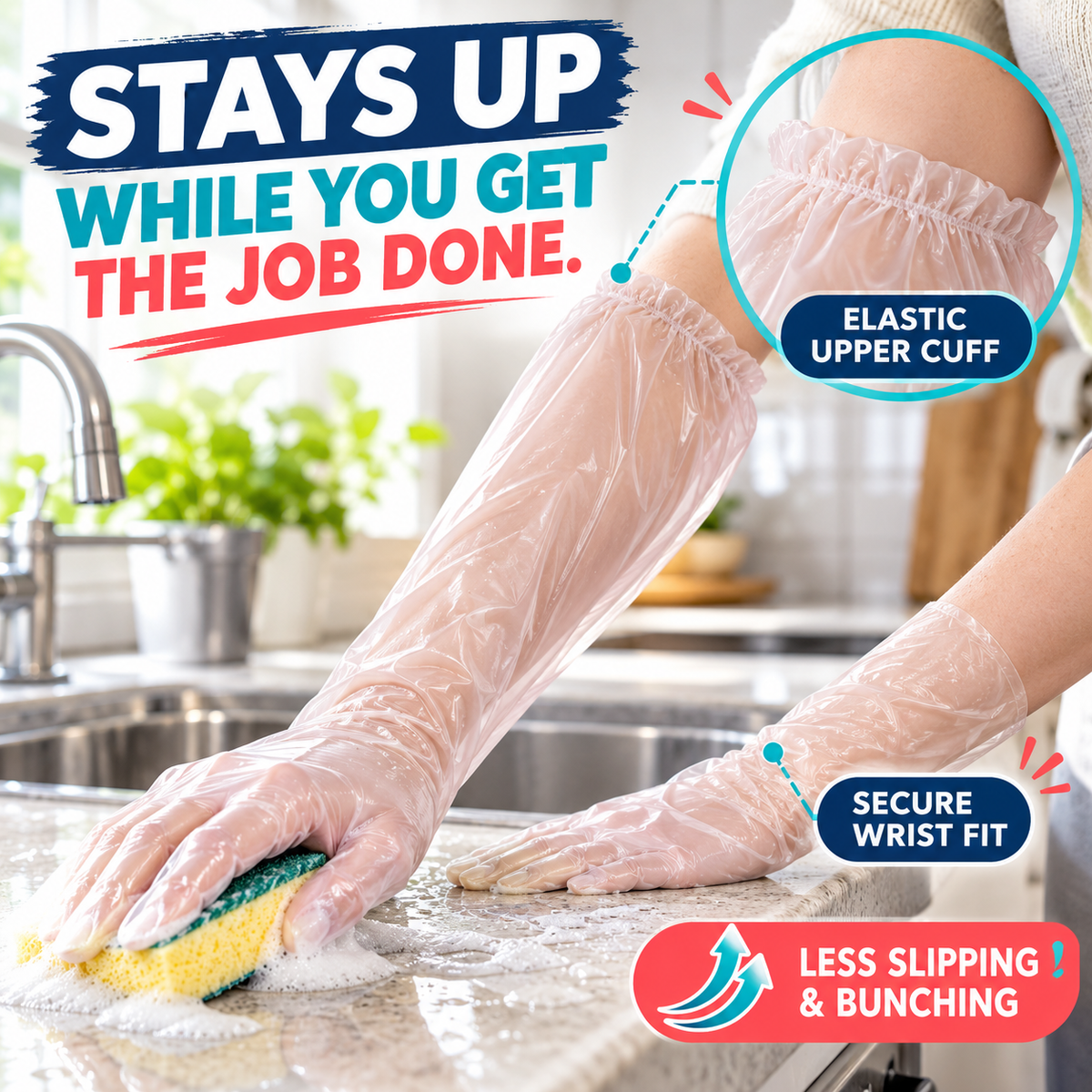 Disposable Long Arm Gloves