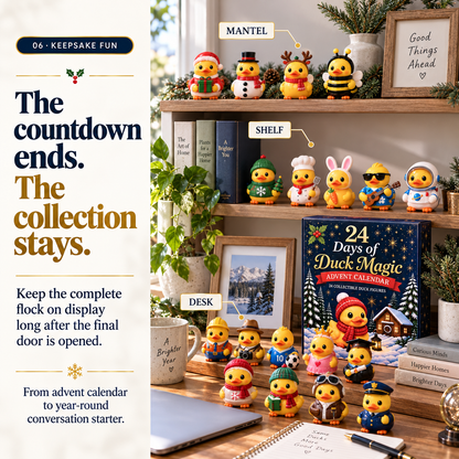 Christmas 24 Days of Duck Magic Collectible Figures - Duck Magic Advent Calendar