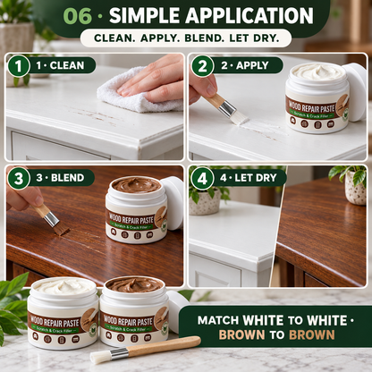 Wood Repair Paste for Furniture and Floor