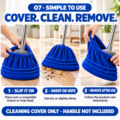 Household multi-functional lazy-person vacuuming broom