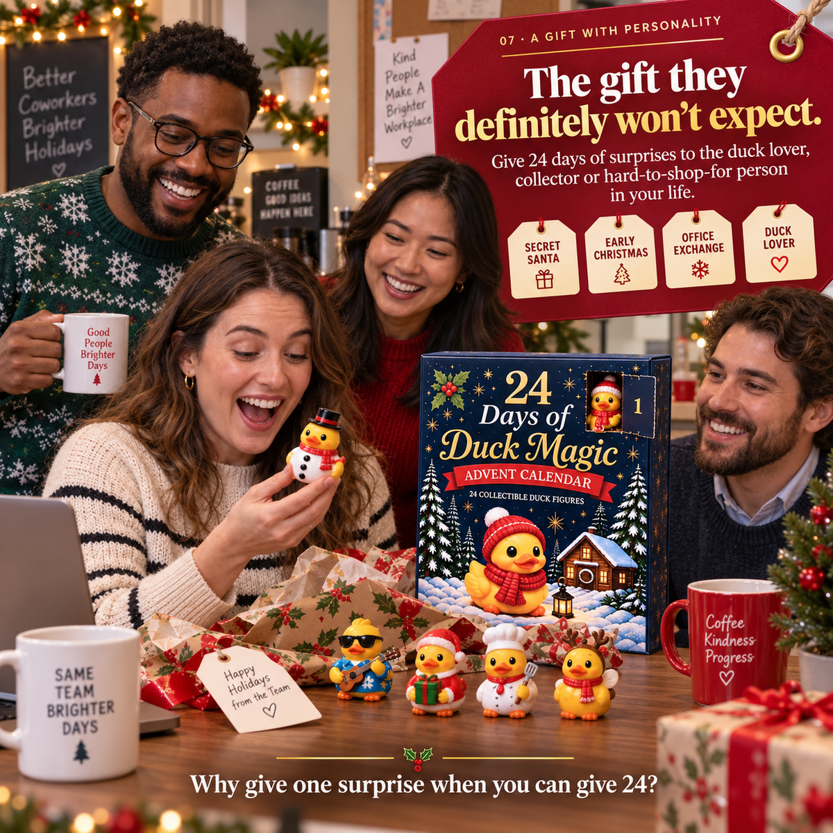 Christmas 24 Days of Duck Magic Collectible Figures - Duck Magic Advent Calendar