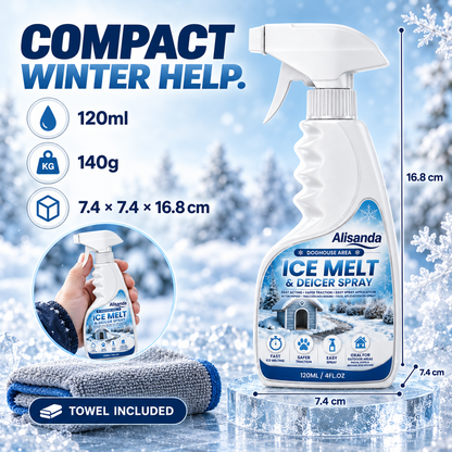 🔥Buy 2 Get 1 Free🔥Outdoor De-Icing & Snow Melting Spray – pet-safe, dissolves frost on contact