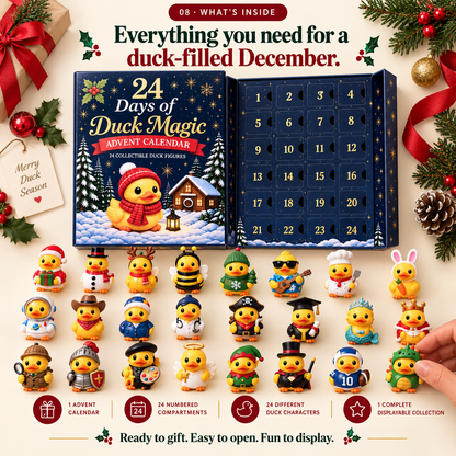 Christmas 24 Days of Duck Magic Collectible Figures - Duck Magic Advent Calendar
