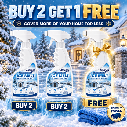 🔥Buy 2 Get 1 Free🔥Outdoor De-Icing & Snow Melting Spray – pet-safe, dissolves frost on contact