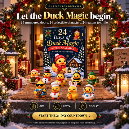 Christmas 24 Days of Duck Magic Collectible Figures - Duck Magic Advent Calendar