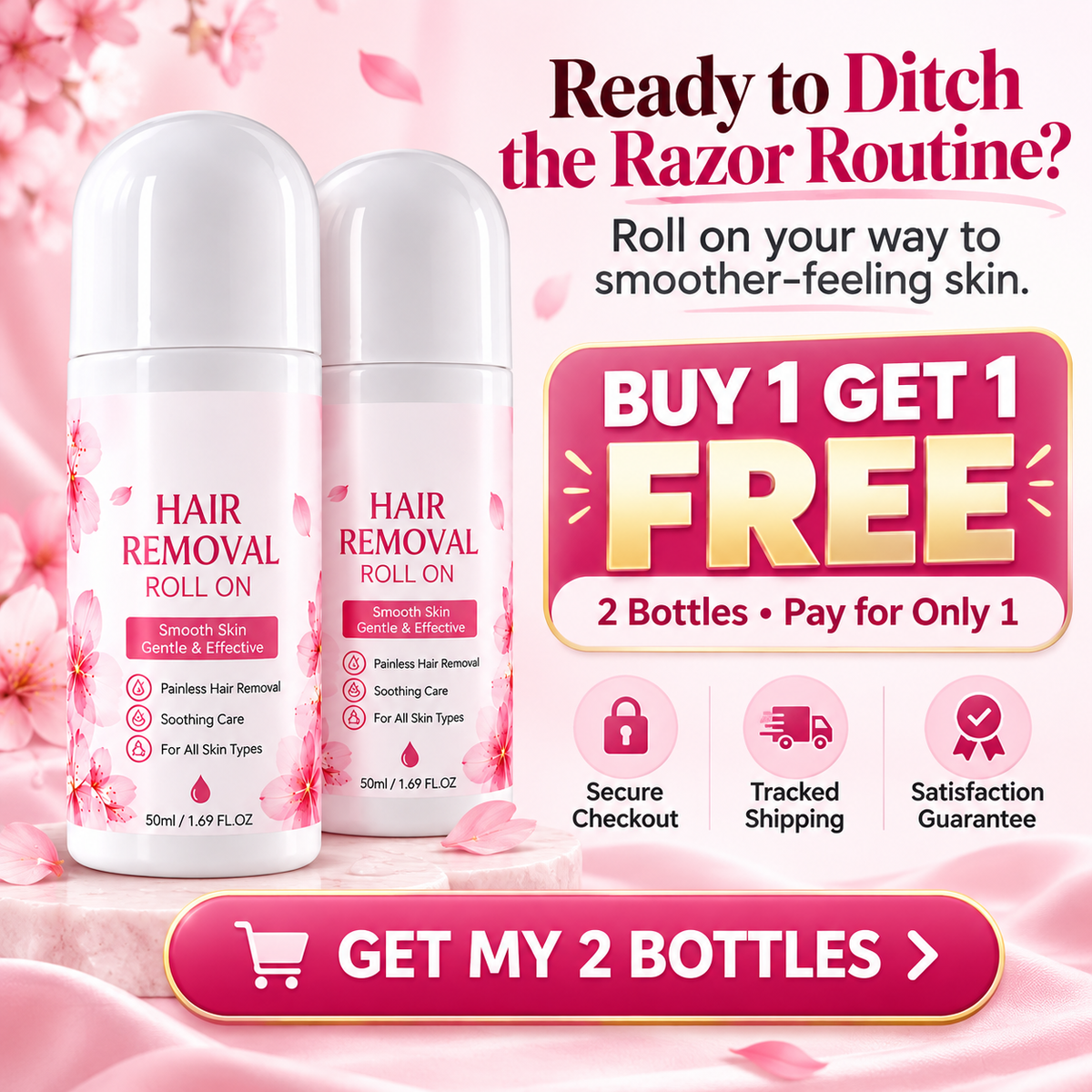 Gentle Smooth Roll-On Body Hair Removal