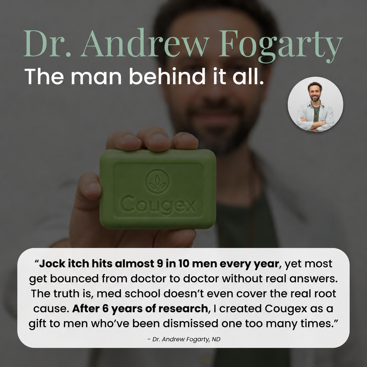 Cougex® Antifungal Cleansing Bar