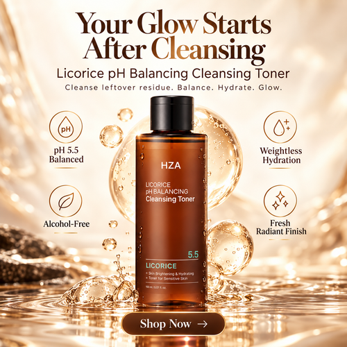 HZA Licorice pH 5.5 Balancing Cleansing Toner, 5.07 fl oz