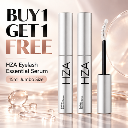 Essential Eyelash Growth Serum, Jumbo Size 0.5fl.oz - Safe & Gentle Lashes Care, Fuller, Thicker in 2 Weeks, Non-Prostaglandin, Hormone-free