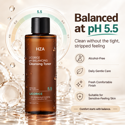 HZA Licorice pH 5.5 Balancing Cleansing Toner, 5.07 fl oz