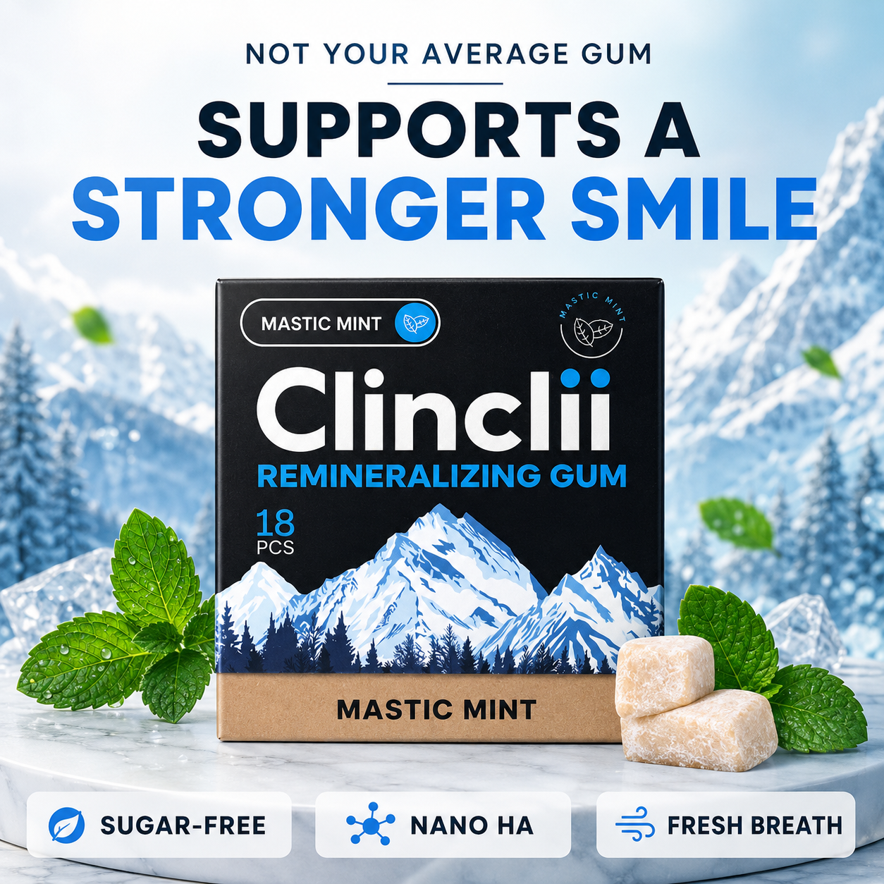 Clinclii™️ -Remineralizing Gum