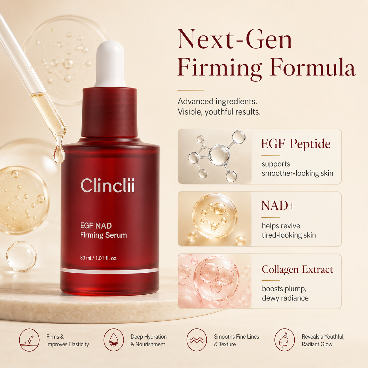 Collagen Gel Cream – Freeze-Dried Collagen Capsules For Instant Glass Glow & Wrinkle-Filling