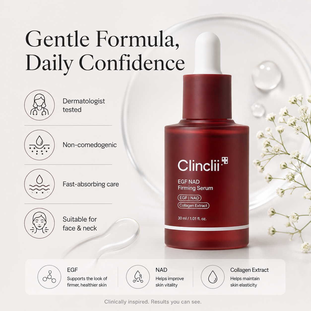 Collagen Gel Cream – Freeze-Dried Collagen Capsules For Instant Glass Glow & Wrinkle-Filling