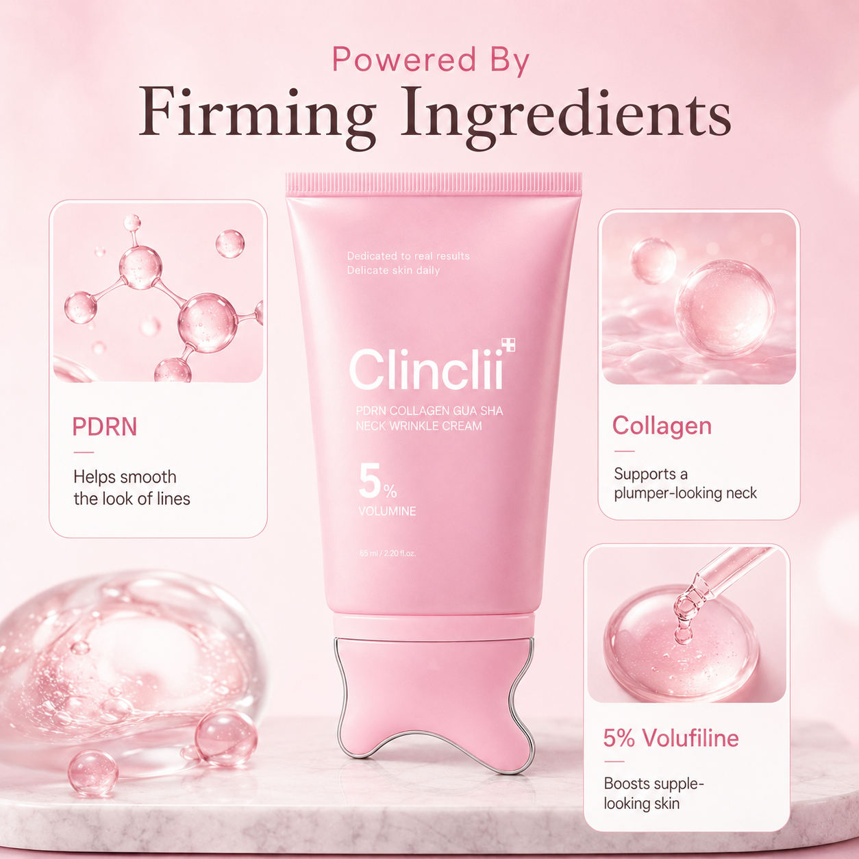 Collagen Gua Sha Neck Wrinkle Cream