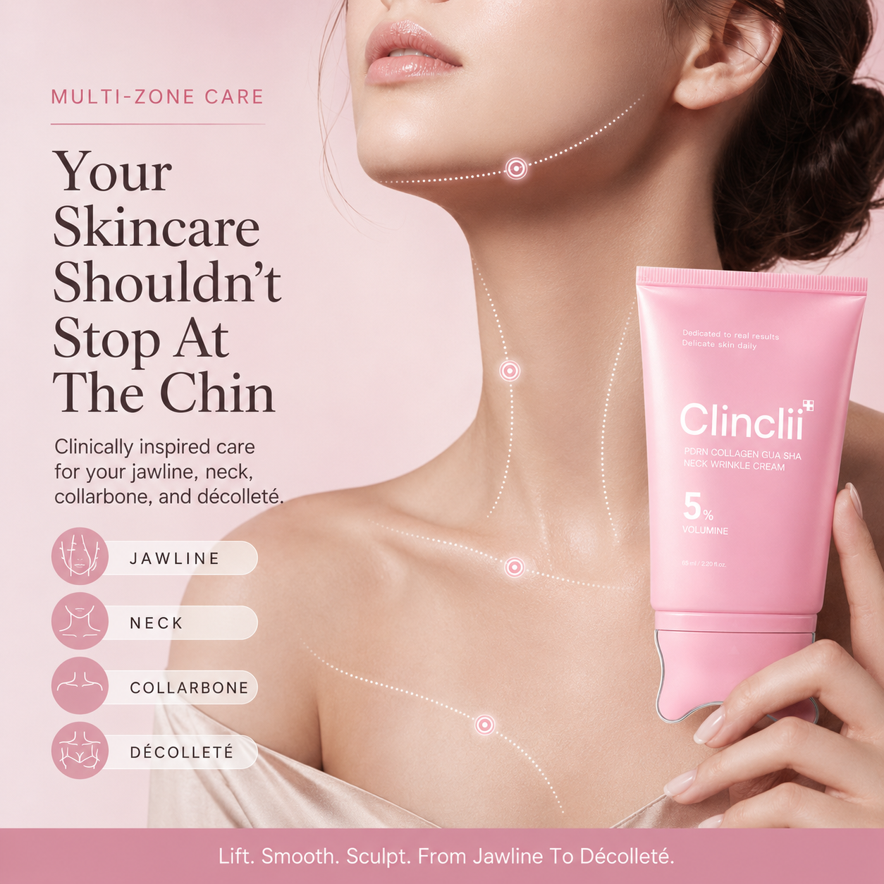 Collagen Gua Sha Neck Wrinkle Cream