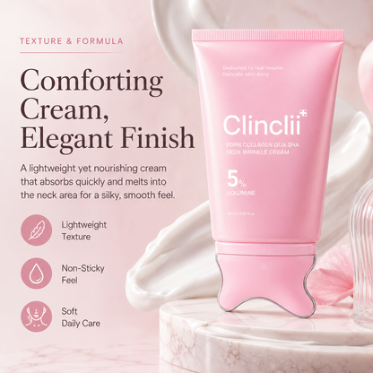 Collagen Gua Sha Neck Wrinkle Cream
