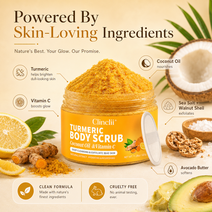 ✨Last Day 40% OFF💗Turmeric Exfoliating Body Scrub