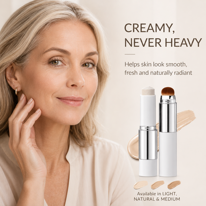 🎉BUY 1 GET 1 FREE🎉Color-Changing Foundation Stick with Collagen Capsules - Dual-Ended with Detachable Brush