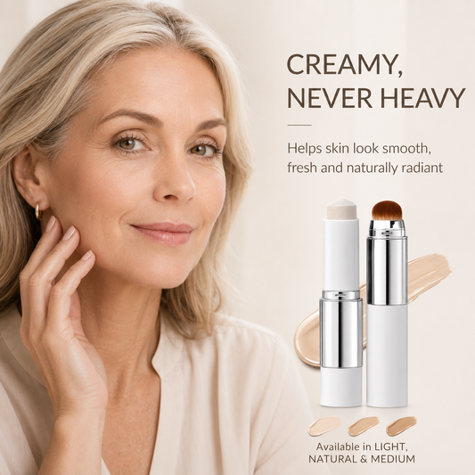 🎉BUY 1 GET 1 FREE🎉Color-Changing Foundation Stick with Collagen Capsules - Dual-Ended with Detachable Brush