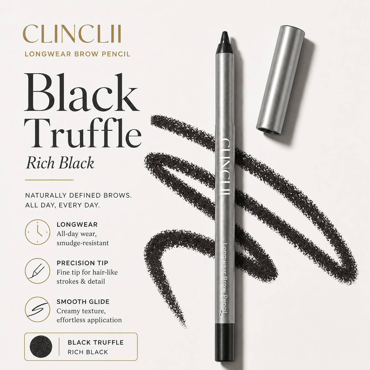 🌸 Longwear Eyeliner - Lightweight and Waterproof