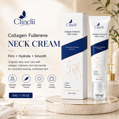 Clinclii™ Daily Neck Firming Cream – Smoother, Softer-Looking Skin 🌿