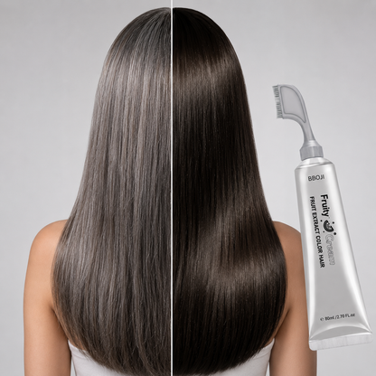 Comb-In Hair Dye Creamfor Gray Coverage