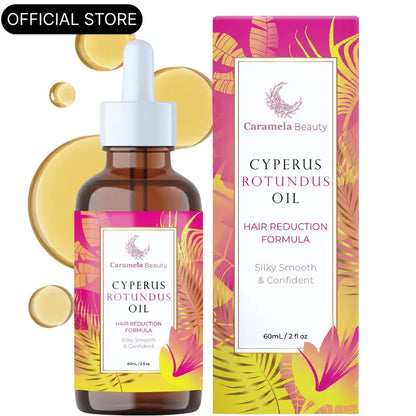 Caramela Beauty Zyperngrasöl zur natürlichen Haarwuchsreduktion