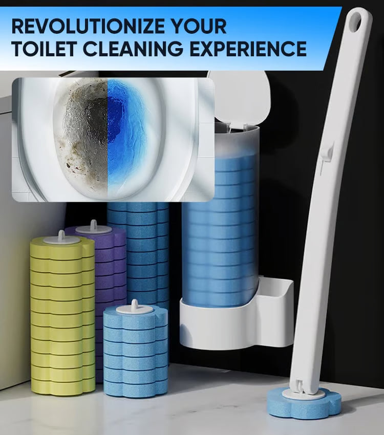 ⚡50K+ SOLD!🚽💦Hands-Free Cleaning Gadget🧽Disposable toilet cleaning tool