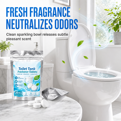 🥳2026 HOT SALE🚽✨ Toilet Tank Freshener Tablets – effervescent action fights odor✅