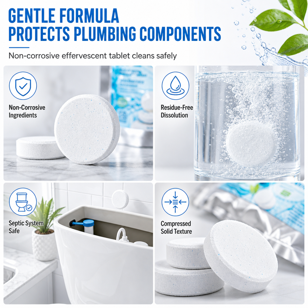 🥳2026 HOT SALE🚽✨ Toilet Tank Freshener Tablets – effervescent action fights odor✅